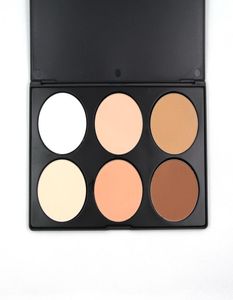 Press Face Powders Makeup Plus Foundation 6 Color Powder Palette Fond De Teint for Women Daily Use Repair Easy to Wear Natural Bri1792531