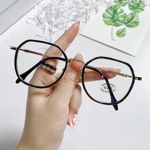 Sunglasses Frames 2024 Fashion Anti-Blue Light Women Eyewear Retro Myopia Men Eyeglasses Frame Trend Optical Computer Universal Eye Glasses