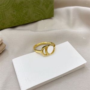 Anello di design in oro rosa moda donna anelli gioielli per uomo anello semplice stile retrò fidanzamento regali di festa alla moda ornamento di fascia alta zl171 F4