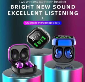 S6 Plus Ture TWS Bluetooth Earpenones Musik Earpieces Waterproof Sports Earbjudningar Buller HEADSET för iPhones Xiaomi trådlösa hörlurar5613335