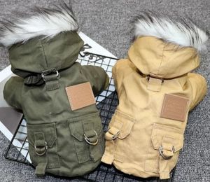 Pet tooling Coat winter warm dog cat mountaineering clothes puppy kitten double layer fleece Jacket for small big dogs supplies 240226