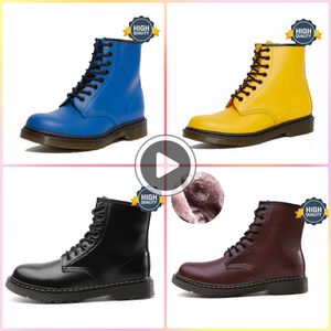 Nuovo stile Doc Martenser Airwair Stivaletti da donna alti Dr Martinser Designer Stivali da donna Og 1460 Jadon Stivaletti da donna in pelle liscia Nappa Mocassino basso