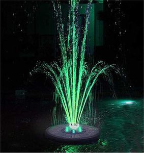 LED Floating Solar Fountain Garden Water Pool Pond Decoration Panel Powered Pump 2110258153681