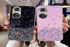 Brilhante Bling Glitter Star Clear Soft Phone Case Capa para HUAWEI HONOR 50 50 Lite 50Lite Nova 9 W2203124234094