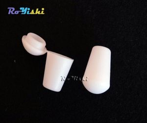 100st White Plastic Bell Stopper With Lid Cord Ends Lock Stopper Toggle Clip för Paracord Clothes Accessories4252643