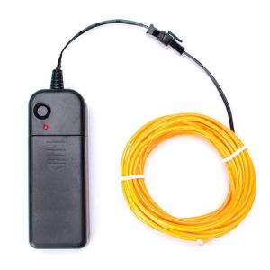 3M LED Elastyczne Neon Light Światło El Wire Rope Rope Tube Car Costume Controller SHIPIM9928787 11 LL