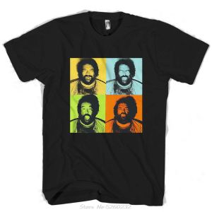 T-shirt Bud Spencer Camiseta Pop Art Men's Men's Thirt Men Tshirt krótkie rękaw