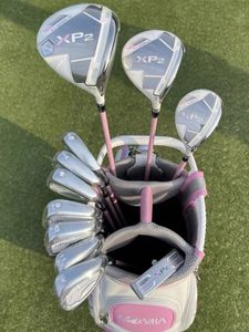 Set completo di mazze da golf da donna XP2, inclusi ferri da golf ibridi Driver Fairway Wood e putter da golf