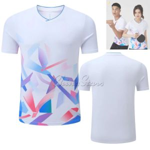 Polos Men Women Tennis Jerseys Sport TShirt , Children Polyester Breathable Badminton Sports Kits, Students Table Tennis Clothing