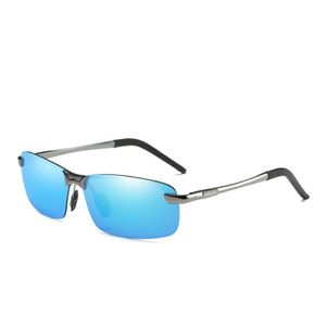 Aluminiowe męskie okulary przeciwsłoneczne sportowe okulary przeciwsłoneczne Driving Akcesoria na okulary dla mężczyzn Oculos de Sol Masculino224a