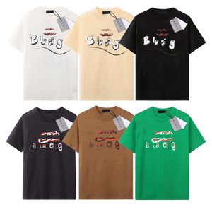 Fashion Mens T-Shirt Designer Tees Luxury Brand BA T Shirts Mens Womens Short Sleeve Hip Hop Streetwear Tops Shorts Casual Clothing Clothes B-57 Size XS-XL