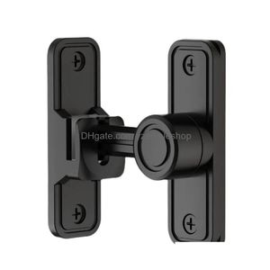 Fechaduras de porta Trava de bloqueio de celeiro 90 ou 180 graus Slide Home Security para banheiro Garagem Quarto Armário Durável Zinc Drop Delivery Garde Dhkhw