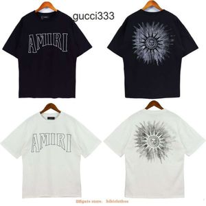 Amirirliers Tees Fashion Amari Round Amirl Tshirt Amirlies Summer Am Tshirt Amis Clothing Imiri Casuare Amiiri春の男性New Women Luxury Designer High Str Jo8w