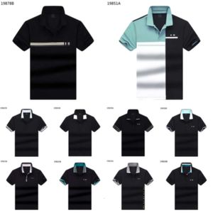 Hochwertiges Boss Herren-Poloshirt, modisches Herren-T-Shirt, luxuriöser Kragen, atmungsaktives Oberteil, Sommer-Business-Shirt, Designer-Polohemden, Größe M-XXXL im Großhandel