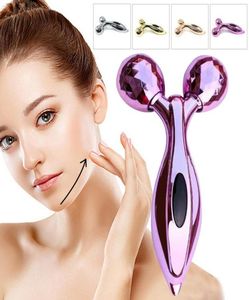 3D Roller Massager y kształt twarzy Schotek Podręcznik Roller Massager Piękno Facial Instrument Facelifting Tool KKA82055374751