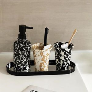 Bath Accessory Set Nordic Lovers Gargle Cup Ins Wind Personality Brush Soap Liquid Bottled Creative Bathroom Wash Tooth