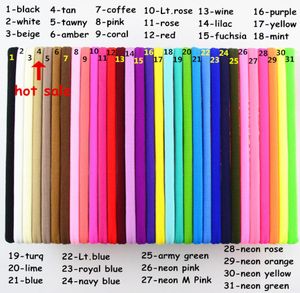 新しいベイビーナイロンヘッドバンドElastic Traseless Band for DIY Headbands Hairbands Childs Hair saws Girls Headwear Accessory 31 Colo4248020