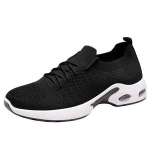 Casual Shoes Sports Shoes For Men Spring Fly Woven Mesh Shoes Breattable Running Anti Slip Soft Sules Fashionabla