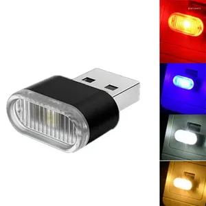 Night Lights Mini LED Car USB Atmosphere Lamp Interior Roof Neon Projector Light Decoration Emergency Plug Home Bedroom Party