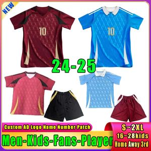 24 25 New Belgien de Bruyne R. Lukaku E.Hazard National Team Fan Player Version Soccer Jerseys European Cup Mertens Tielemans Football Shirt Home Away Kids Kit Uniforms