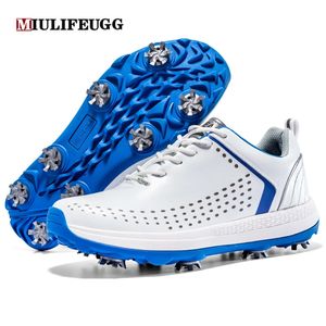 Professional Golf Shoes Men Sneakers Outdoor Sports Footwears Anti Slip Athletic 8 Spikes 3947 Breathable 240228