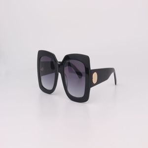 Sunglasses For Women Summer 0083S Style Anti-Ultraviolet Retro Plate Oversized Sunglasses Women's Black Sunglasses Luxury Des2140