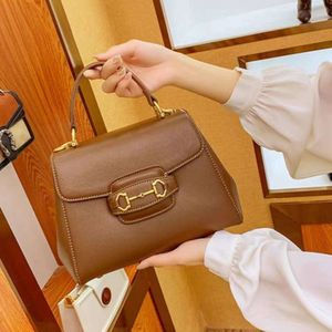 Negozio online Promozione di liquidazione della borsa 2024 Nuova borsa da sella del 1955 Moda in vera pelle da donna Borsa a tracolla monospalla di lusso e versatile