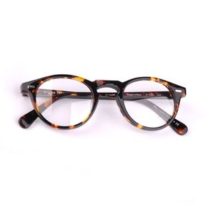 2018 New Vintage Eyeglasses Frames OV5186 Gregory Peck Acetate Round Glasses Frame Men Eyeglasses Original Case272b