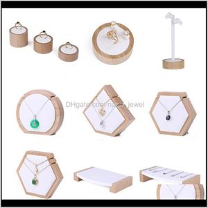 Luxury Wood Jewelry Display Stand Jewellery Displays Boutique Counter Trade Show Showcase Exhibitor Ring Earring Necklace Bracelet2478