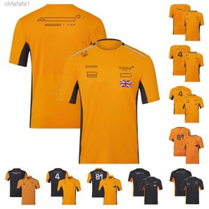 Summer Nowy krótko-rękawoeved Racing Clothing F1 Drużyna mundur męskie Męs