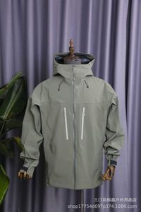 Designer Masculino Arcterys Jaquetas Hoodie Archaeopteryx Sv6 6ª Geração Overflow Gel Sprinkler Coat com três camadas de cola laminada à prova de chuva Fato de esqui EVB5