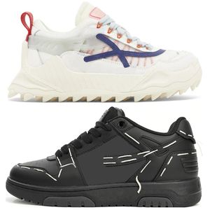 Out Of Office Schuhe ODSY 2000 Sneakers für Walking Trainer White Arrow Tennis White Box Tags Dustbag Sartorial Stitch Low-Top Leder Schwarz Rot Blau Grau Grün Größe 13