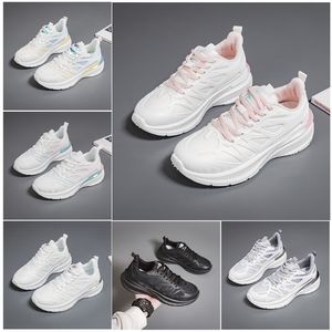 Новые мужские и женские туфли для бега на плоской подошве с мягкой подошвой, модные белые, черные, розовые, удобные спортивные Z1833 GAI