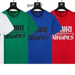 amirirlies Marca amari Impresso amirl amirlies Moda am amis Am imiri amiiri Carta homens mulheres Camiseta designer de luxo Moda minimalista Roupas redondas Tees N9B39