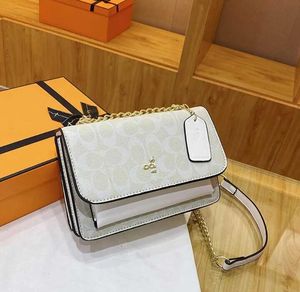 Yeni organ çantası küçük kare bir omuz crossbody moda çok yönlü baskılı flip tasarımcı çanta çıkış satışı