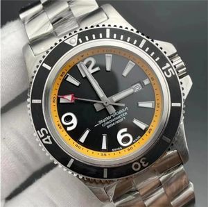 Дизайнерские часы U1 Luxury Bretiling Superocean Heritage Watch 44 мм со стальным ремнем, автоматические механические механизмы, полностью рабочие, мужские наручные часы высокого качества с керамическим кольцом