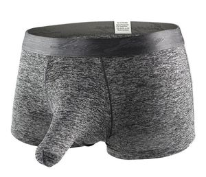 Mutande Moda Uomo Sexy U Convesso Tubo Del Pene Boxer Uomo Pouch Elefante Sospensorio Intimo Gay Maschile Sheer Divertenti Pantaloncini Mutandine6536460