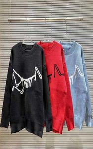 22S ARC Sweater Tasarımcı Sweatshirt Top Sonbahar ve Kış Yeni Moda Örgü Kat Erkekleri Kadınlar039S Mürettebat Boyun Kültürü Göğüs Hayvan J7599463