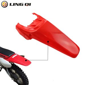 Lingqi crf 70 plástico traseiro fender paralama guarda lama carenagem kit para honda crf70 xr sujeira pit bike peças modificadas 240301