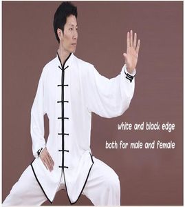 Tai chi clothing color edge long sleeves both for men and women chinese kung fu uniforms6508802