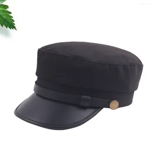 Berets Men Plat Top Hat Moth Youth Painter Bet и Women Fashion Women's Women's Caps для