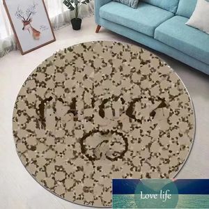 All-match Designer living room circular carpet classic logo printed carpet bedroom living room coffee table mat rugs Home decoration carpet