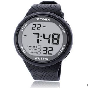 Xonix Men Sports Watch Digital Waterproof 100m Swimming Watch LED Chronograph Chronograph wielofunkcyjny nurka na rękę na rękę