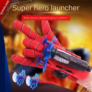 Novel Games Children Armband Launcher Spitting Jet Sticky Wall Soft Bomb Wrist Toy Gun Games For Kids Outdoor Games T240309