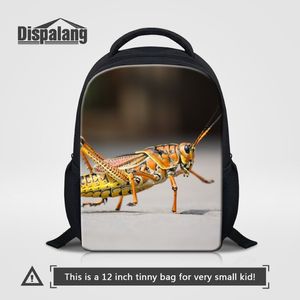 Cartoon-Druck-Rucksack für Jungen, einzigartiges Design, Insekten-Schultasche für Vorschüler, Tier, Schmetterling, Kindergarten, Büchertaschen, Childre292F