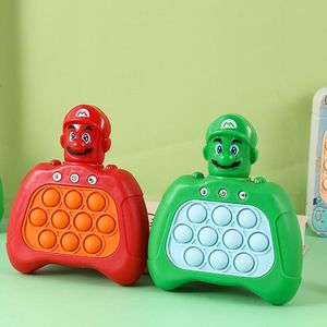 Máquina de bolhas brinquedos infantis, imprensa de descompressão, jogo de música, quebra-cabeça, brinquedos grandes para crianças, atacado