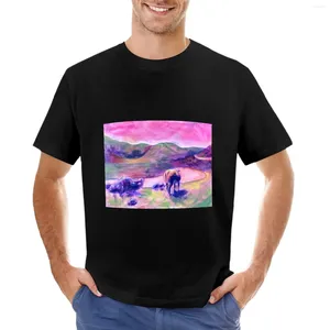 Мужские топы на бретелях, футболка с изображением коровы, винтажная одежда, пустые футболки, мужская одежда в стиле аниме