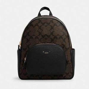 المصمم Sacocher Coa Packpack Men Luxury Printing Laptop Bag Court Propack Backpack Highly Leather Counter Duffel Bag Womens Handbag Handdor Travel School Back Bage