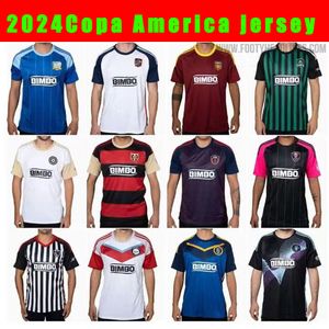 2024 Copa America Soccer Jersey Club de Cuervos Raniza FC Muchachos FC West Santos Olimpo United 24 25 Peluche Caligari Football Shirt Set Men Kit Mexikansk uniform