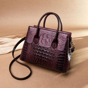 Sacos de noite bolsa de ombro bolsas mulheres crocodilo moda europa andthe estados unidos estilo trabalho viagem de negócios bolsa tote